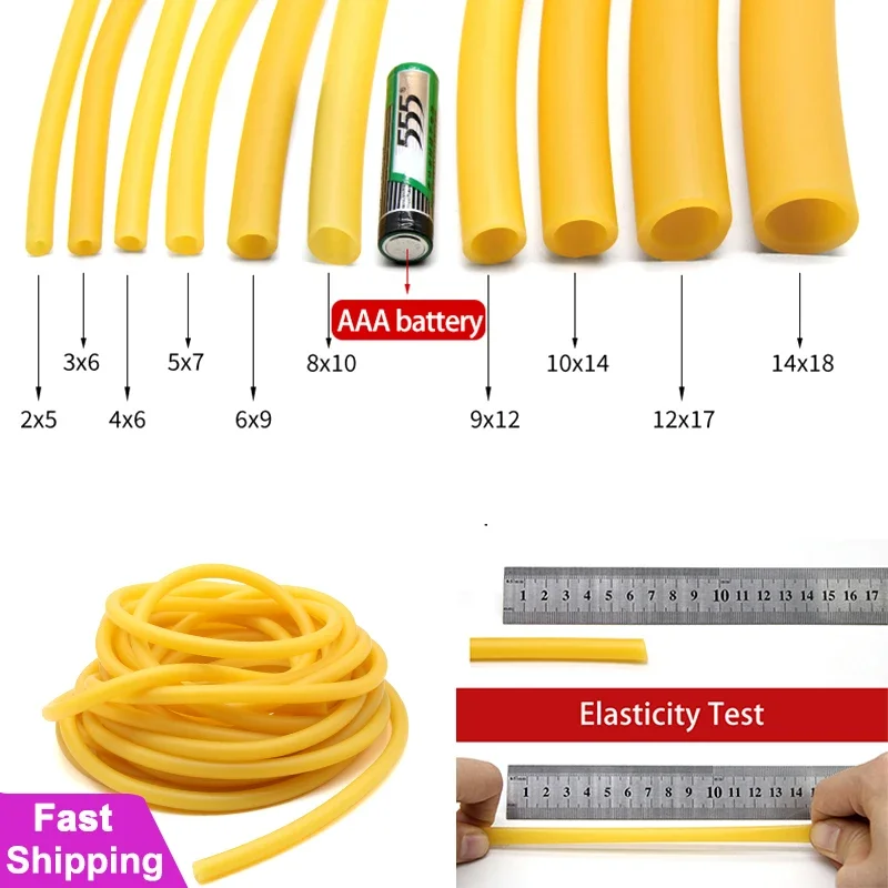 Speargun Rubber Band - 1 ~ 10 m Natuur Latex