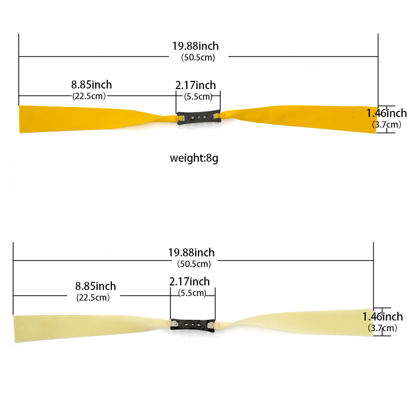 3 Stuks 3.7Cm Grote Katapult J - Speargun Rubber Band recensie en prijs